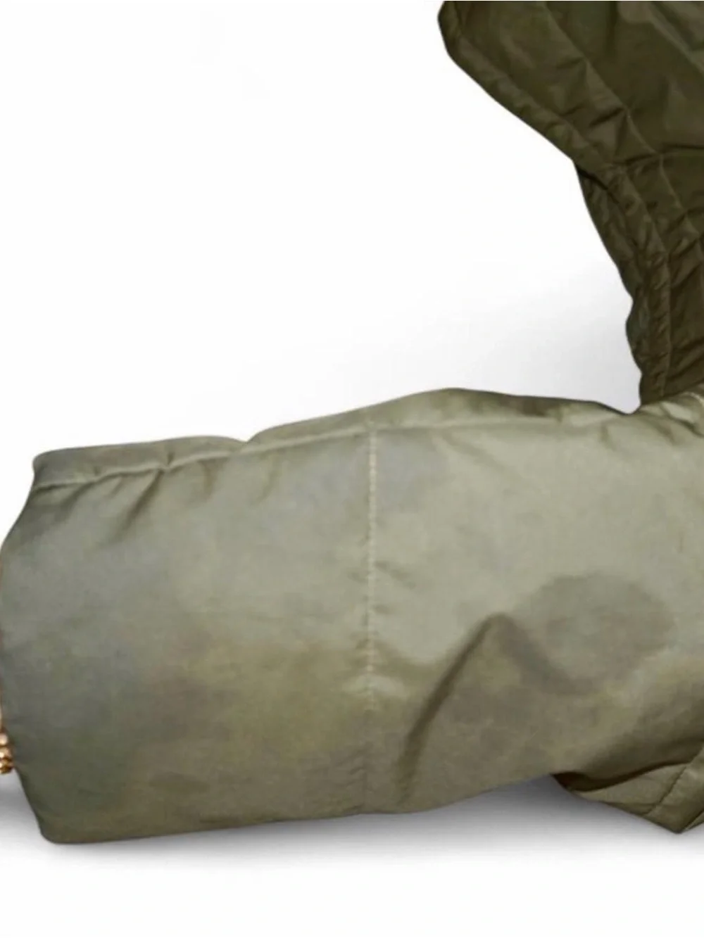 The North Face Men’s Olive Green Quilted Puffer Jacket